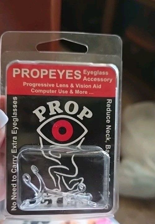 Propeyes Eyeglass Accessory; No Need To Carry Extra Eyeglasses 