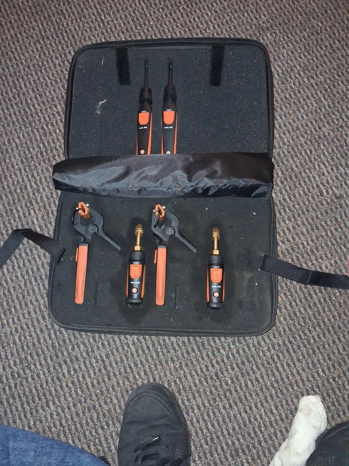 Testo 0563 0009 Sondas Inteligentes Kit de Prueba y Carga de Aire Acondicionado y Refrigeración, Inalámbrico Foto 2 de 4