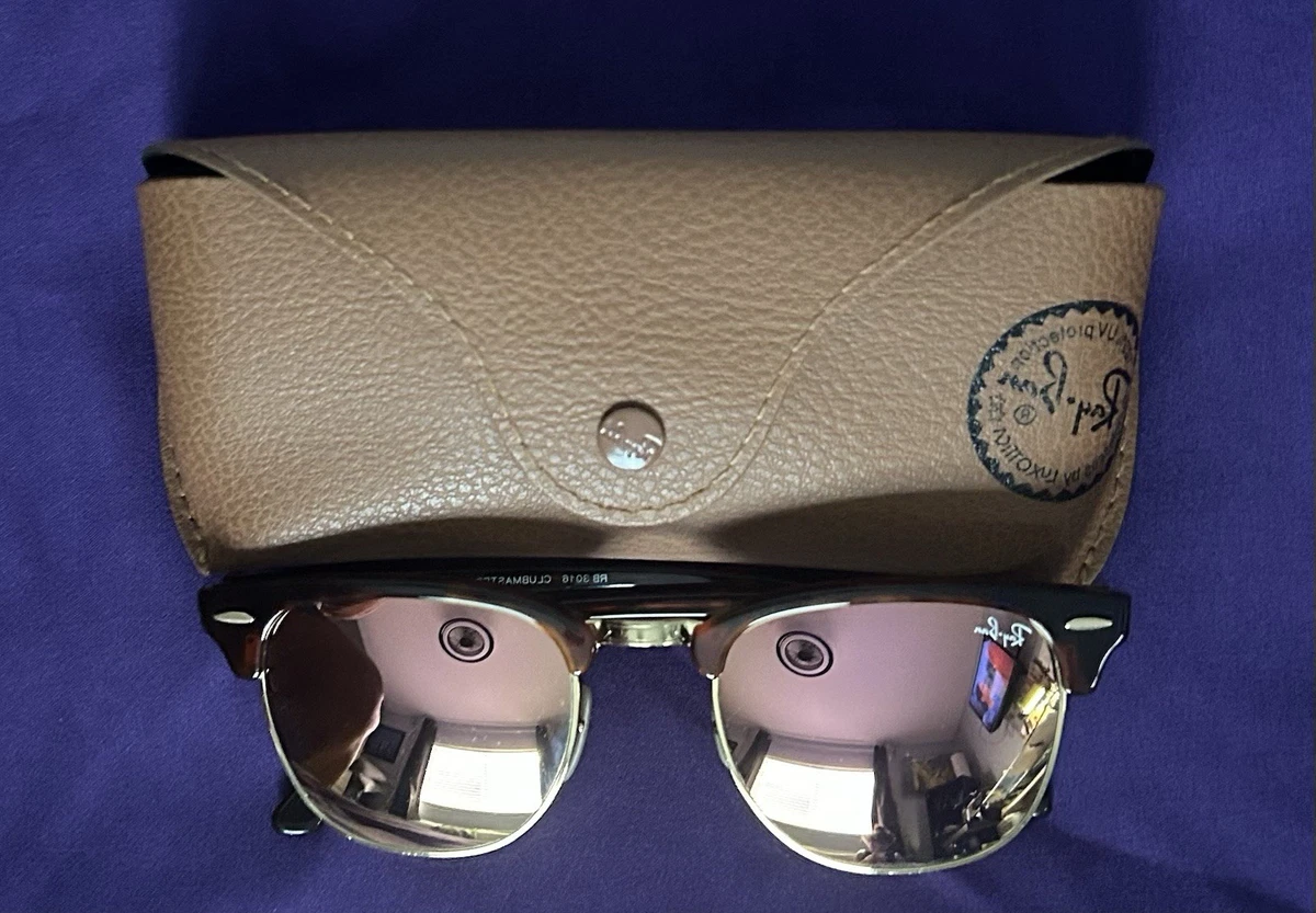 Ray-Ban Women\'s Black Sunglasses with Brown Case Ray-Ban sunglasses with case included! Lightly worn... | Depop main image 4