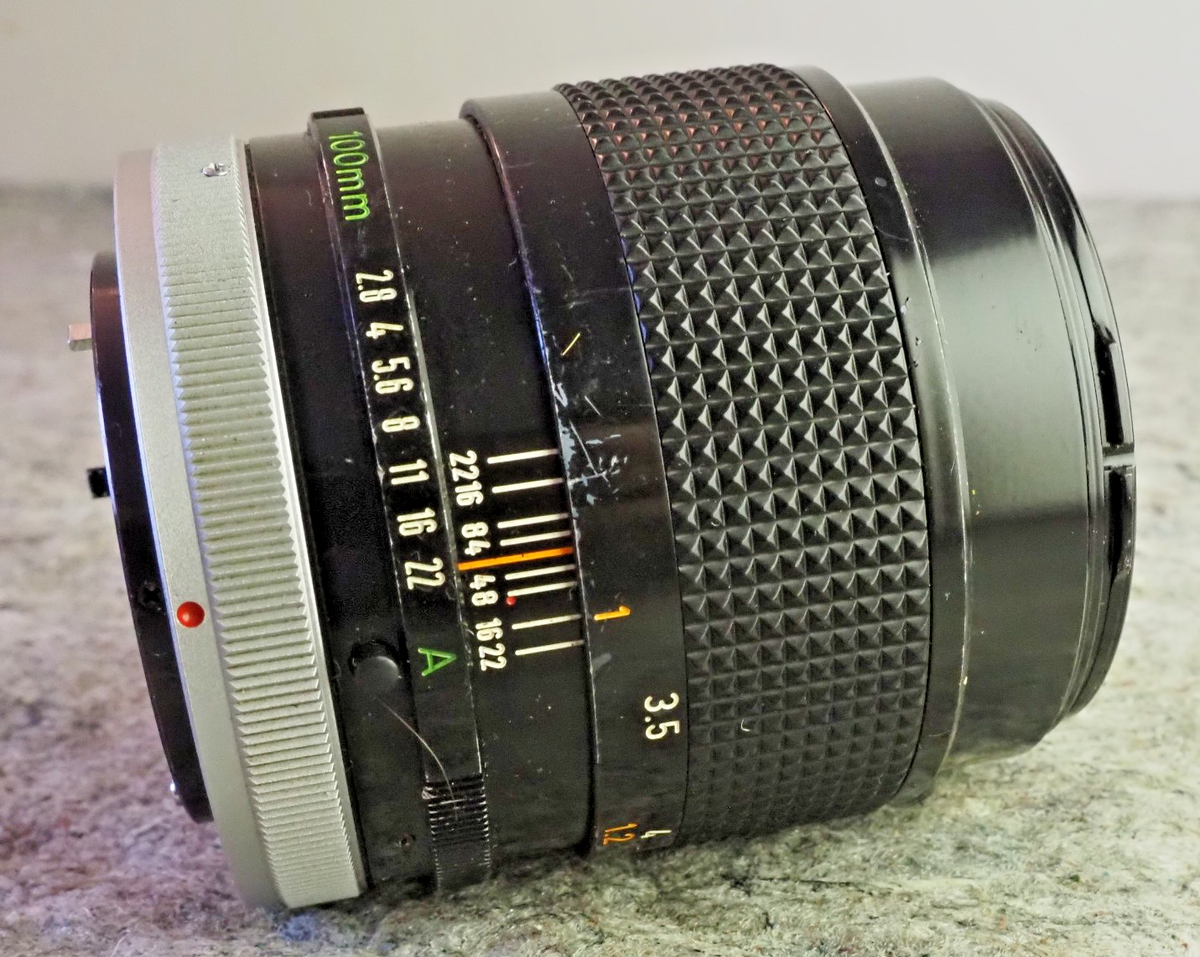 CANON FD 100mm f/2.8 S.S.C. Portrait Lens for AE-1 A-1 F-1 | eBay
