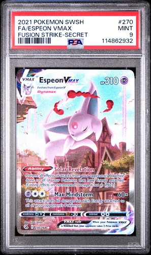 Espeon VMAX graded PSA 9 for sale on eBay