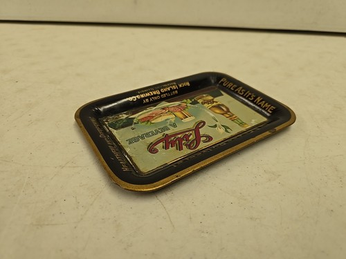 Antique Prohibition Era Rock Island Brewing Lily Beverage Advertising Tip Tray - Picture 7 of 16