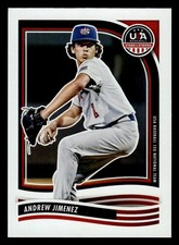 2024 Panini Stars & Stripes USA Baseball #52 Andrew Jimenez card
