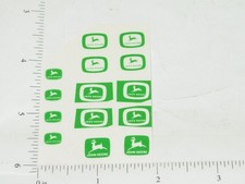 John Deere Logos in Green Sticker Set JD-762