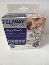 Feliway Optimum Cat Calming Pheromone Plug-in Diffuser 30 Day Kit Expires 2028
