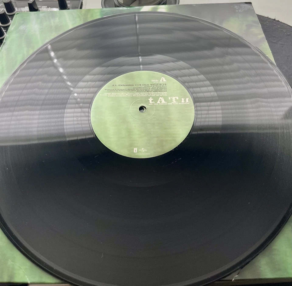 t.A.T.u. – All The Things She Said 2002 Press 2X12" PROMO In Pic Cover VG+/VG - Image 3 of 4