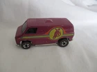 Hot Wheels 1975 Red Line Original Redline Series Super Van Motorcycle Plum Body