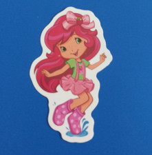 Strawberry Shortcake Dancing Sticker 2.38" x 1.5" AC 
