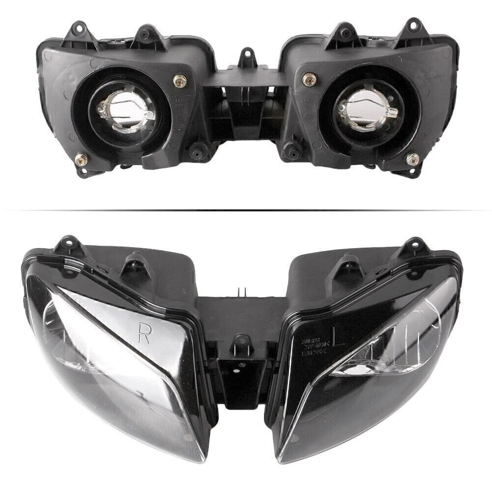 1x Conjunto de faros delanteros para motocicleta para Yamaha YZF R1 1998-1999 Foto 2 de 4