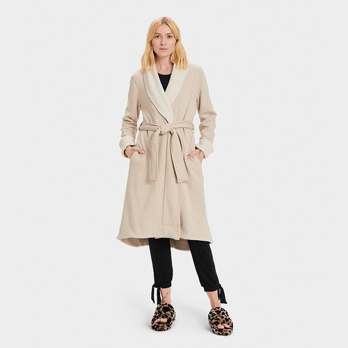 Duffield Leopard UGG Duffield II Oatmeal Heather Robe Womens Size LARGE *NEW* | eBay