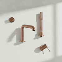 Grohe 4-Loch-Einhand-Wannenkombination Essence 25251_1 Warm Sunset GebüRstet