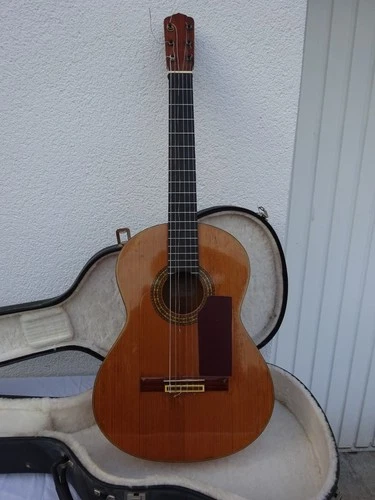 Gitarre Zettel K. Yairi GF 350 1987 Steckwirbel