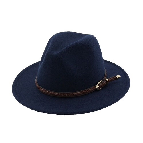 Chanel raffia curled brim navy ribbon CC logo hat CHANEL beige raffia curled brim navy ribbon CC logo trilby  main image 3