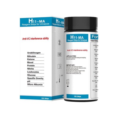 11 Parameter Urine Test Strips - Accurate Results at Home - Leukocytes Nitrite