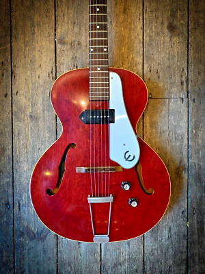 1961 Epiphone Century in Cherry finish with single P90 pick up | eBay