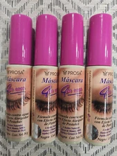 4 PROSA MASCARA RIMEL 4 IN 1 WATERPROOF BLACK EYELASH LENGTHENING EFFECT MEXICO