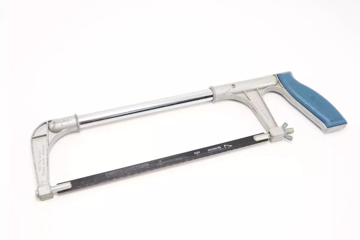 Vintage Easco Hacksaw Hack Saw Handle Corvette No. 21 065 Tool Adjustable USA