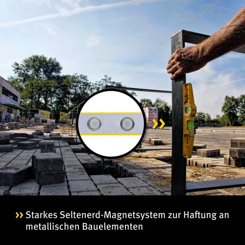 Stabila 81 SM Torpedo Level, 10in, Magnetic, Horizontal, Yellow/Black, 0.216 ... - Picture 2 of 8