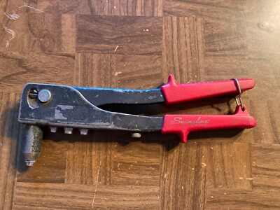 Vintage Swingline Pop Rivet Gun w/Head Wrench Tool ~ 10