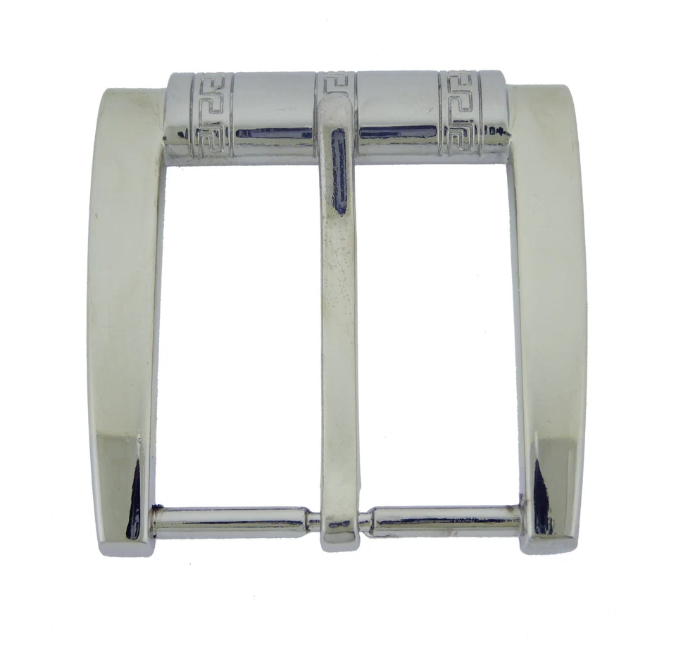 Silver Prong Pin Belt Buckles for Men's 1 1/2" 1.50 Inch Belt Replacement buckle - Image 2 of 4