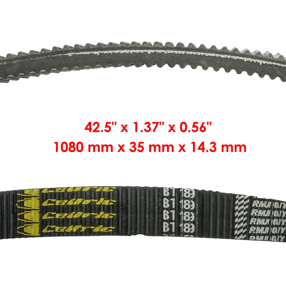 Caltric 3211080 Clutch Drive Belt For Polaris Snowmobile Drive Train Belt - Image 2 of 4