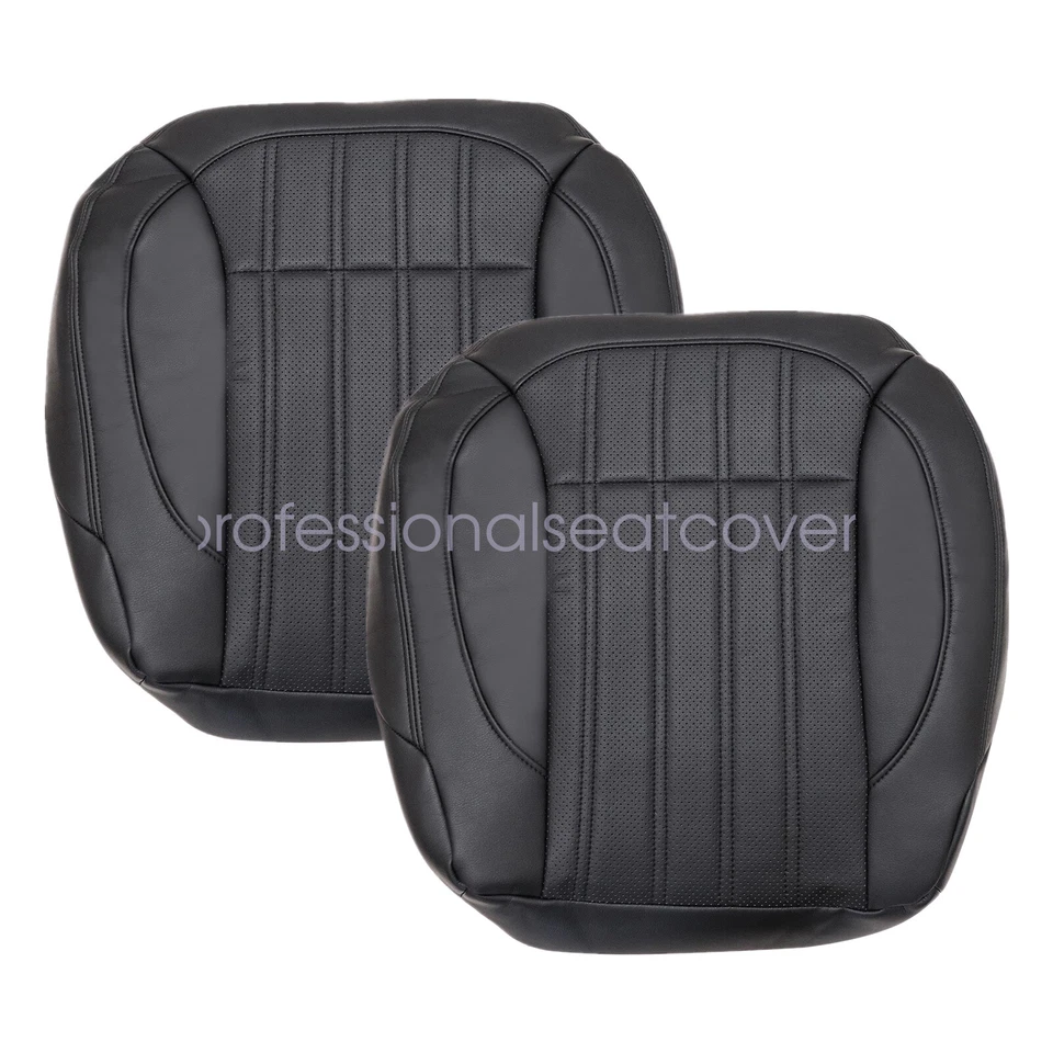 For 2013-16 Mercedes Benz GL350 GL450 Driver & Passenger Bottom Seat Cover Black Foto 4 de 4