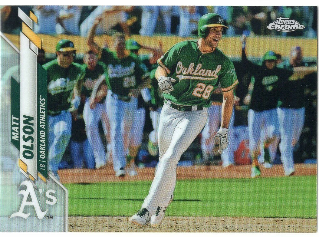 2020 Topps Chrome Refractor #183 Matt Olson