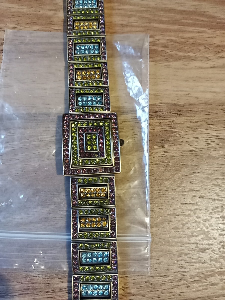 Heidi Daus Peek A Boo Watch Braclet Swarovski Crystal | eBay display picture 1