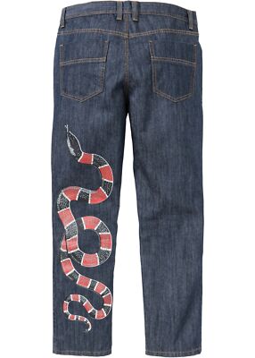 Neu Jeans Regular Fit Straight Gr. W33/L32 Darkblue Stone Used Herren-Pants