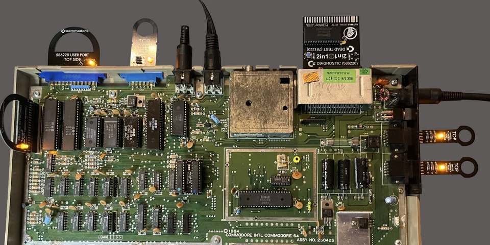 Commodore 64 Dead Test & Diagnostic Cartridge & Test Harness Set - USA seller - Image 4 of 4