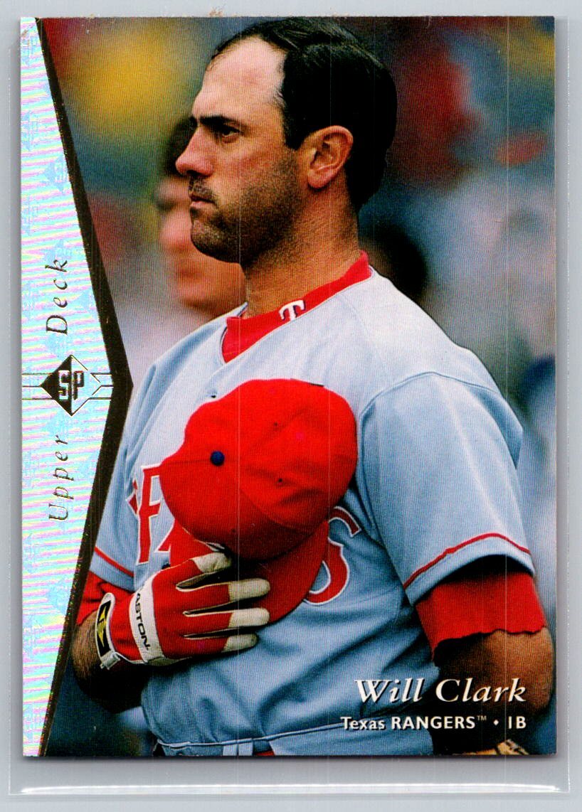 💎1995 SP Superbafoil Baseball #200 Will Clark - Texas Rangers💎