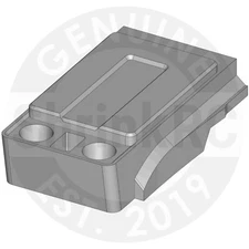 Raised center console for RC4WD Chevrolet Blazer and K10 Scottsdale