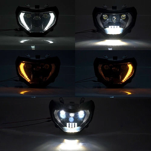 E9 Approved LED Headlight Headlamp Front Light For Yamaha MT07 FZ07 2018-2020 - Picture 3 of 10