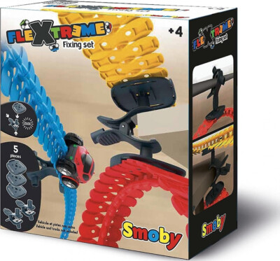 Smoby FleXtreme Multi-Set und Smoby FleXtreme Fixing Set Bauset Rennbahn Zubehör