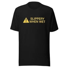 Short Sleeve T-shirt Slippery When Wet Top Koala Sofstyle Unisex Tee