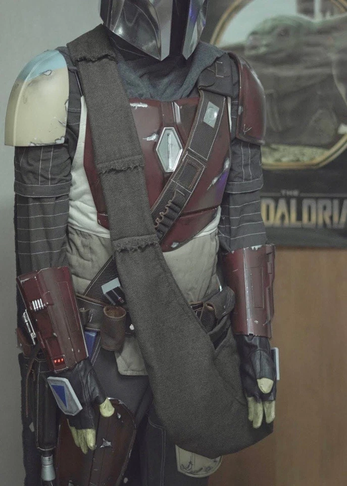 Mandalorian Bolso Bebé Star Wars Ciencia Ficción Pañal Temático Bebé Equipo Baby Shower Regalo Foto 2 de 4