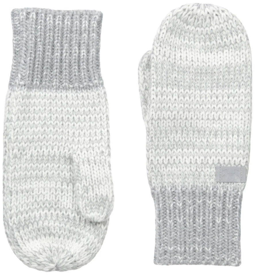 UNDER ARMOUR ColdGear Brillo Tejido Jóvenes Niñas Mitones OSFM - Nuevo Foto 2 de 2