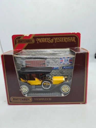MATCHBOX MODELS OF YESTERYEAR DIECAST VEHICLE Y-9 SIMPLEX-50 New Vintage IN BOX
