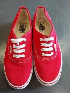 red vans size 1