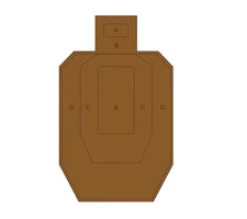 24 PACK IPSC/USPSA Cardboard Torso Target