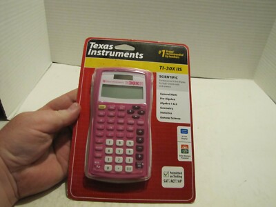 NIP TEXAS INSTRUMENTS TI 30X IIS 2 LINE SCIENTIFIC CALCULATOR PINK