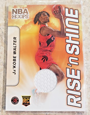 2024-25 Panini NBA Hoops Ja’Kobe Walter RC Rise N Shine Mem Patch RSM-JWR