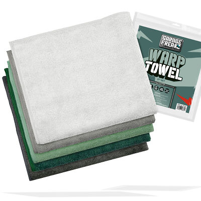 Mikrofasertuch Trockentuch Garage Freaks -5er Pack -WARP TOWEL- 5 Farben 320 GSM