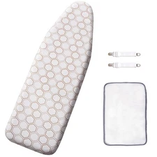 SheeChung 14x42 Over The Door Ironing Board Cover and Pad,Thick Iron Covers w...