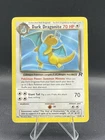 2000 Pokemon Team Rocket 1st Edition Dark Dragonite #22/82 - LP +