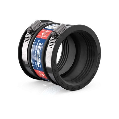 CRASSUS Schlauchadapter Typ 1 CDC 076 (65-76mm), bis 0,6 bar, EPDM / V2A