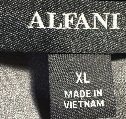 Alfani V-Neck Puff-Sleeve Blouse Gray Women’s Size XL Top MSRP $70 NEW - Picture 6 of 8