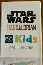 Star Wars Mandalorian Kids Wall Decals. The Big One. 4 Sheets. 49 Decals Each.