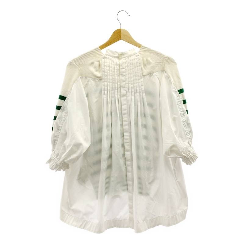 sacai Different material switching docking gather… - image 4