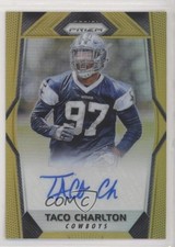 2017 Panini Prizm Rookie Auto Gold Prizm 2/10 Taco Charlton #RA-TCH Auto 3j7